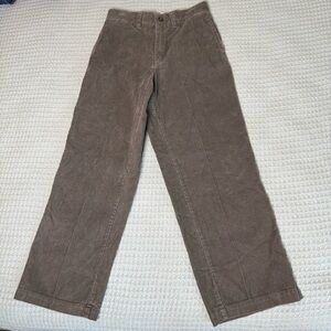 NWT Vintage Gap Kids Easy Fit Corduroy Dress Pants Boys 12 Gray Y2K 2000 NEW